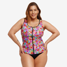 Load image into Gallery viewer, Funkita Form  Ladies Zip Front Tankinis Chlorine Resistant
