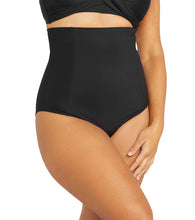 Load image into Gallery viewer, Artesands Plus Size Sculpt Michaelangelo High Waist Bikini Bottom AT4782XC (Black)
