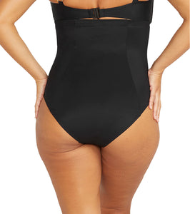 Artesands Plus Size Sculpt Michaelangelo High Waist Bikini Bottom AT4782XC (Black)