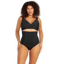 Load image into Gallery viewer, Artesands Plus Size Sculpt Michaelangelo High Waist Bikini Bottom AT4782XC (Black)
