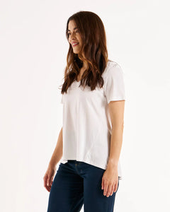 Betty Basics Luella Tee BB1032 (White)