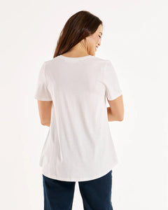 Betty Basics Luella Tee BB1032 (White)