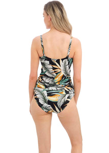 Fantasie Bamboo Grove UW Twist Front Tankini Top (Jet)