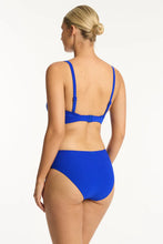 Load image into Gallery viewer, Sea Level Honeycomb DD/E Cup Bikini Top (Cobalt)
