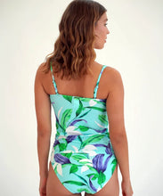 Load image into Gallery viewer, Moontide M3203BT Botanica Fuller Cup Twist Tankini (Aqua)
