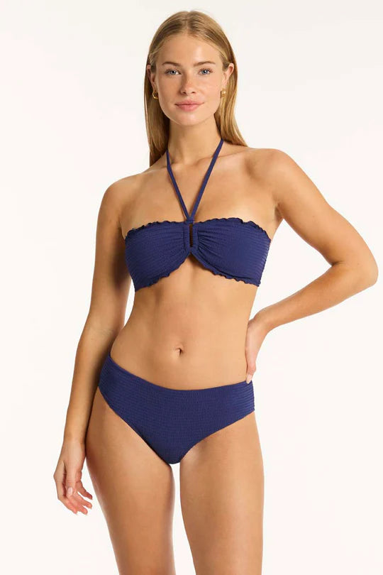 Sea Level Messina Mid Bikini Pant (French Navy)