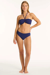 Sea Level Messina Mid Bikini Pant (French Navy)