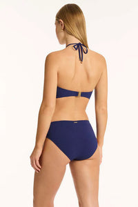 Sea Level Messina Ring Bandeau Bikini Top (French Navy)