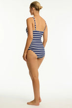 Load image into Gallery viewer, Sea Level Biarritz Cross Front Tankini (French Navy)
