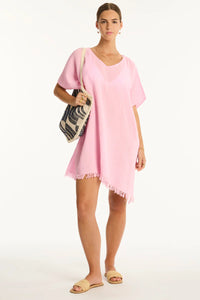 Sea Level Sunset Kaftan (White)  (Black) (Pink)