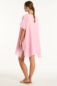 Sea Level Sunset Kaftan (White)  (Black) (Pink)