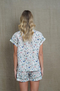 Linens Unlimited Short PJ Set Flora (Floral Haze)