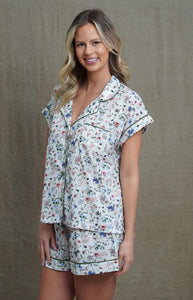 Linens Unlimited Short PJ Set Flora (Floral Haze)