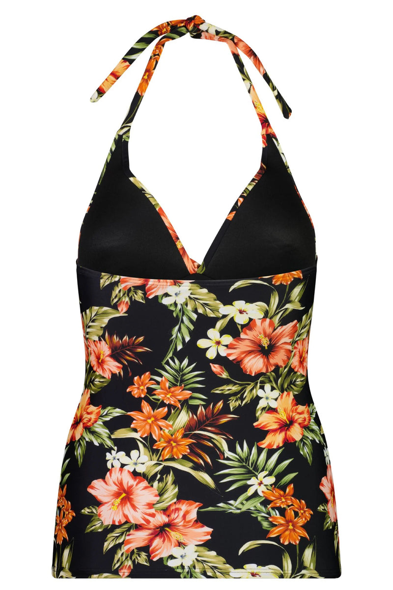 Quayside Wrap Tri Tankini Kawena (Black) – Little Boutique