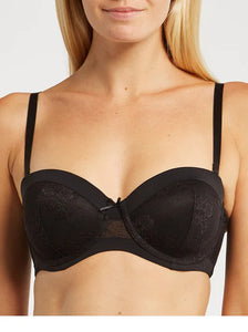 Caprice Strapless Bra - (White)( Black)