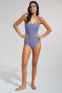 Sea Level Coast Scoop Neck One Piece Swimsuit (Cobalt)