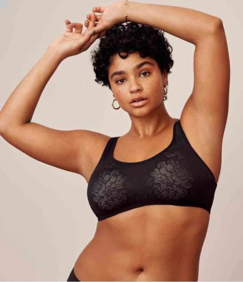 Triumph Fit Smart P Ex Non Wired Bra (Black) (Nude)