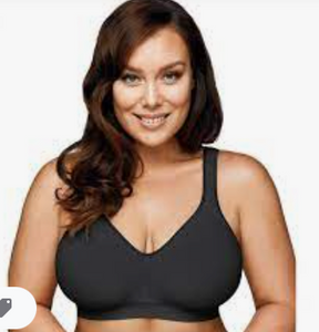 Playtex Comfort Revolution Flex Fit Wirefree Bra Y1239H  BLACK /  NUDE