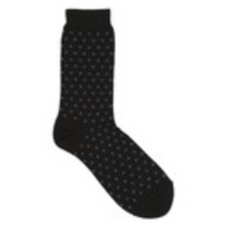 Load image into Gallery viewer, Columbine Merino Wool spot pattern socks
