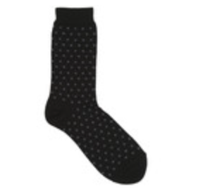 Columbine Merino Wool spot pattern socks